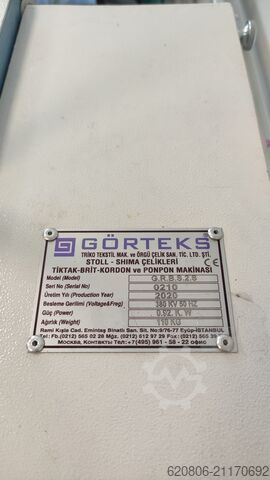 Embroidery machine for cord production Görteks Ltd. 