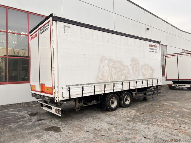 Open aanhangwagen met zeil Möslein TPW 105 D 7,30  Tandem- Schiebeplanenanhänger zum Durchladen