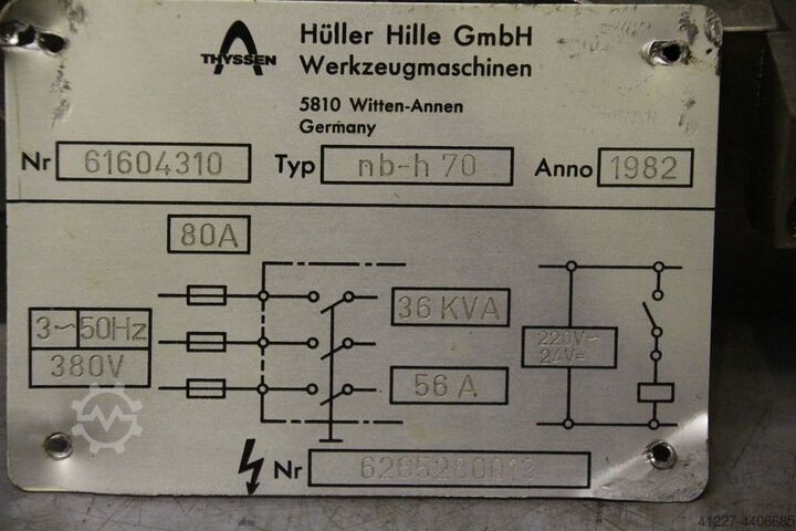 Klämplatta med T-spår Hüller Hille 500/475/H68 mm