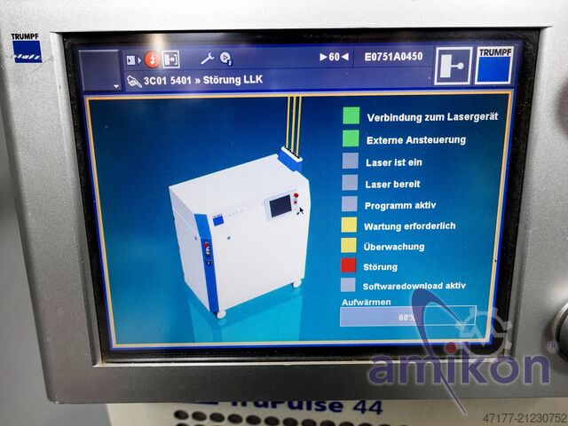 TRUMPF TruPulse 44 / Afzuiging TBH GL230 Tekol / TRUMPF LAP S4 Laser­schweißanlage