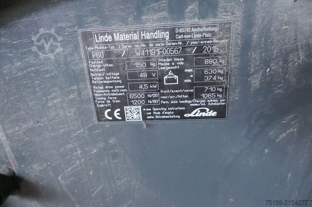 Anden linde P 60 Z Schlepper Batterie 19/2019