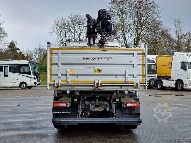 3-sided tipper Renault C 440 - 6x2*4 - HIAB X Pro 232 Crane - Meiler 3...