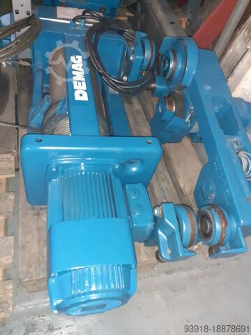 3x pojízdný kočka 3,2t kompletní DEMAG PLV168