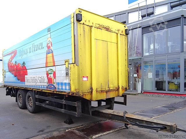 Box trailer ORTEN Tandem Schwenkwand*7,7 m*2 to LBW