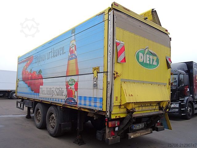 Beverage trailer ORTEN Tandem Schwenkwand*7,7 m*2 to LBW