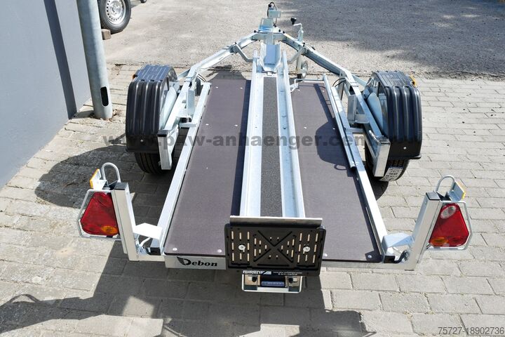 Motortrailer DEBON ROADSTER MOTO1 600kg 265x90cm