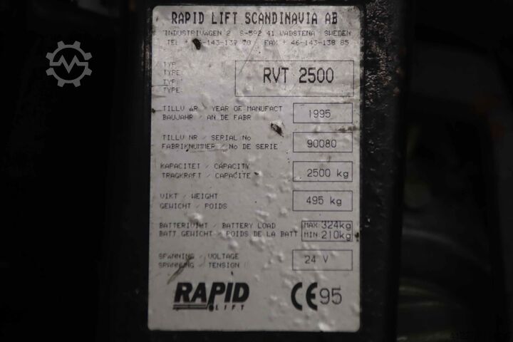 Chassis Rapid RVT 2500  24V 2,0 kW