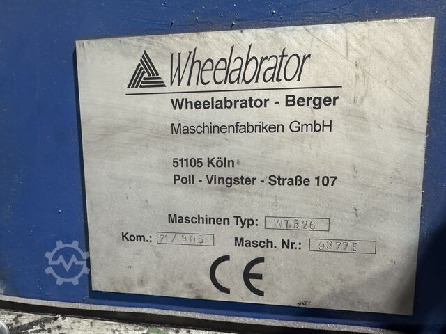 WTB 26 Wheelabrator Gummimuldenband