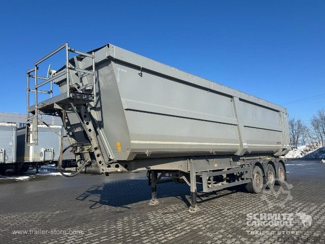 Semirimorchio ribaltabile Schmitz Cargobull Tipper Steel half pipe body 555m³