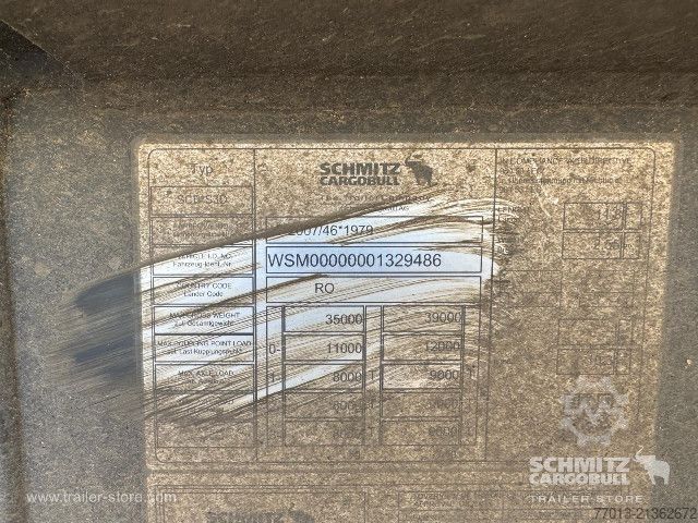 Semirimorchio ribaltabile Schmitz Cargobull Tipper Steel half pipe body 555m³