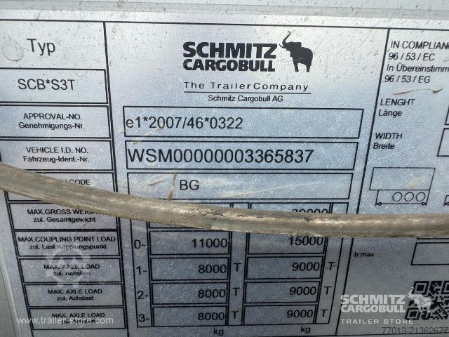 Semirimorchio con telone Schmitz Cargobull Curtainsider Standard