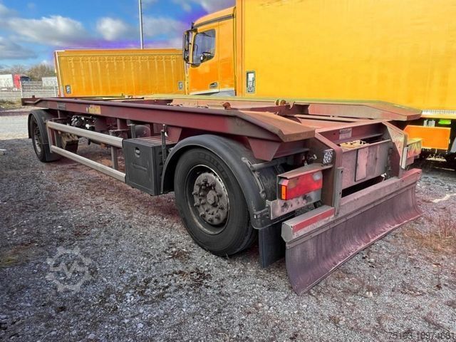 Rimorchio scarrabile HÜFFERMANN 2-achs Abrollanhänger HAR 18.70 Containeranhänge