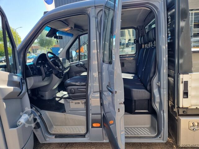 Platformwagen dubbele cabine Mercedes-Benz Sprinter 516 CDI DC Open laadbak N1 3.5T Trekha...