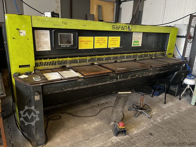 Hydraulické gilotinové nůžky Safan B-Shear 310-6 TS100