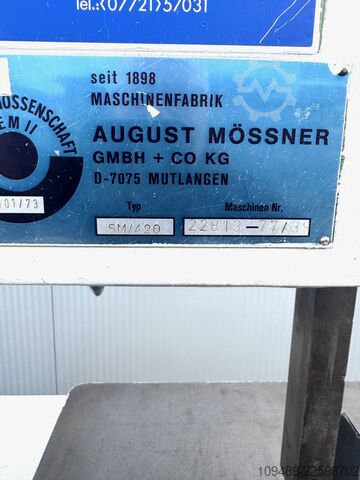 Tračna testera/Mössner SM 420 Mössner REKORD SM 420