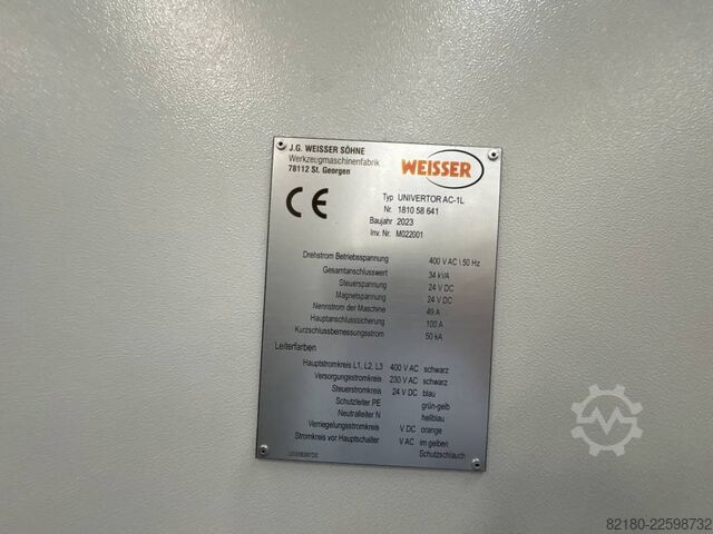 CNC torna tezgahı WEISSER Univertor 8C