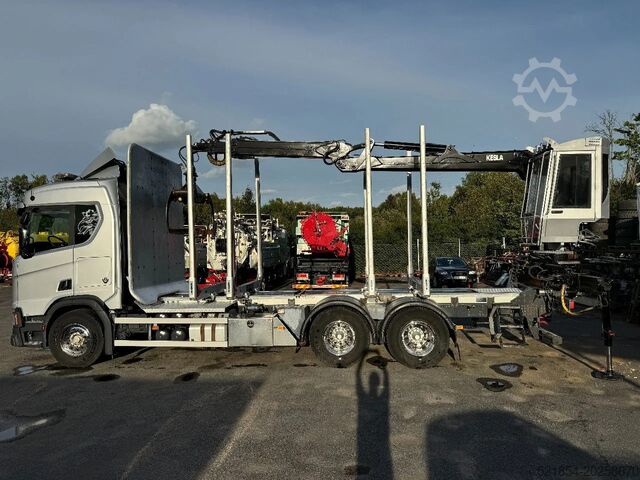 Holztransporter Scania R730 V8 6X4, Retarder,Timber-truck + Kesla, 2020