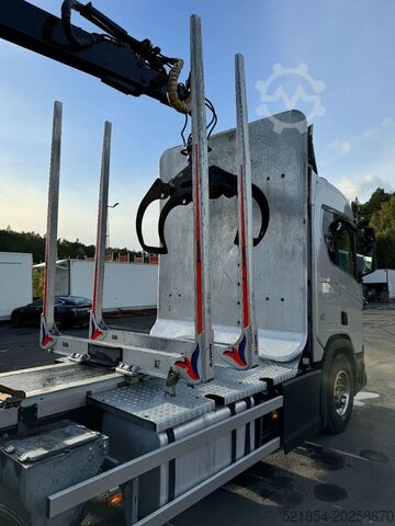 Holztransporter Scania R730 V8 6X4, Retarder,Timber-truck + Kesla, 2020