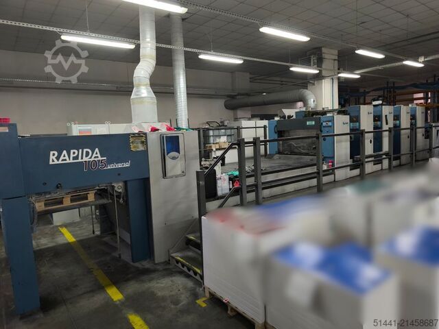 Offsetdrukpers KBA RA105-4+L CX Universal