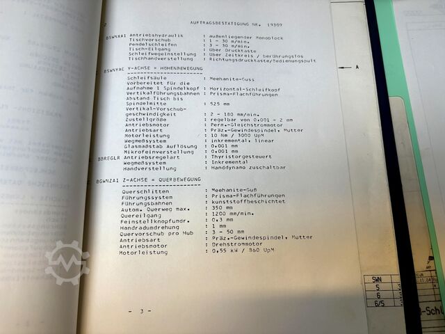 Planslipmaskin ELB SWN 6/ND