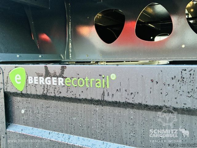 Öppen semitrailer med kapell Berger Curtainsider Standard