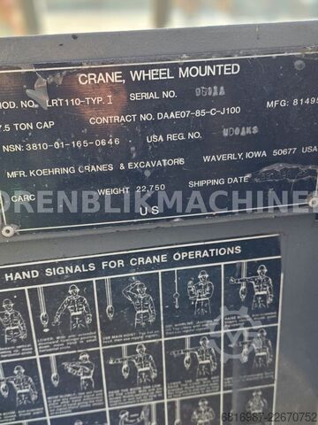Hochbaukran TEREX KOEHRING LTR110