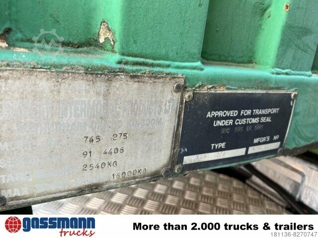 Kamion sa zamjenjivom nadogradnjom  Wechselbrücke Koffer