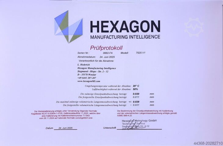 Measuring arm Hexagon Absolute Arm RA-7525 - FA Haxagon