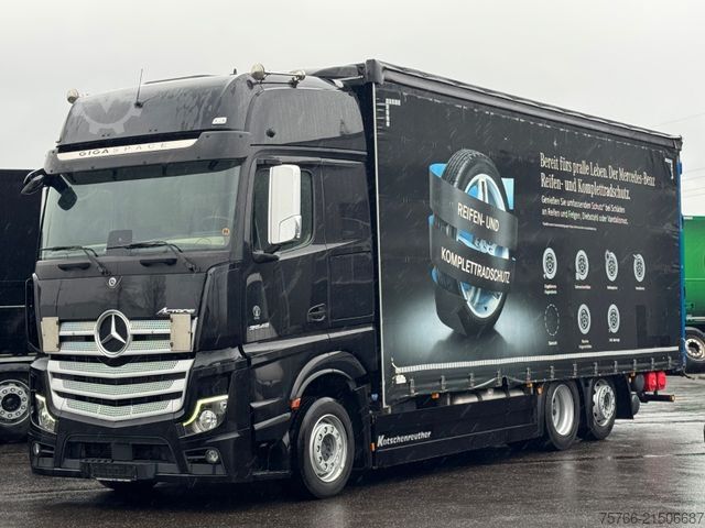 Jumbo teherautó MERCEDES-BENZ ACTROS 2548 / GIGSPACE / STAPLERHALTERUNG