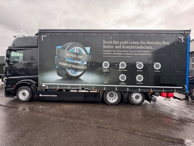 Jumbo teherautó MERCEDES-BENZ ACTROS 2548 / GIGSPACE / STAPLERHALTERUNG