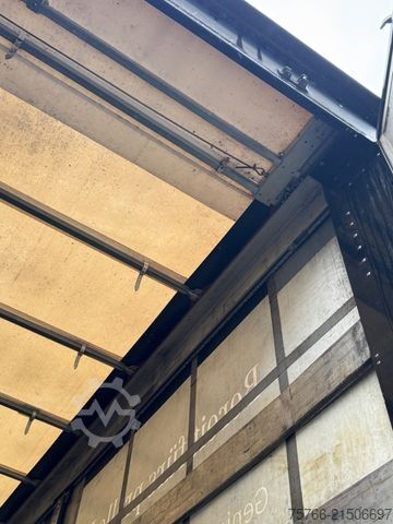 Platós teherautó ponyvával MERCEDES-BENZ ACTROS 2548 / GIGSPACE / STAPLERHALTERUNG