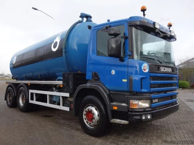 Veicolo di aspirazione Scania P114-340 18000LITER VACUUM TOILET TRUCK,MANUAL ...