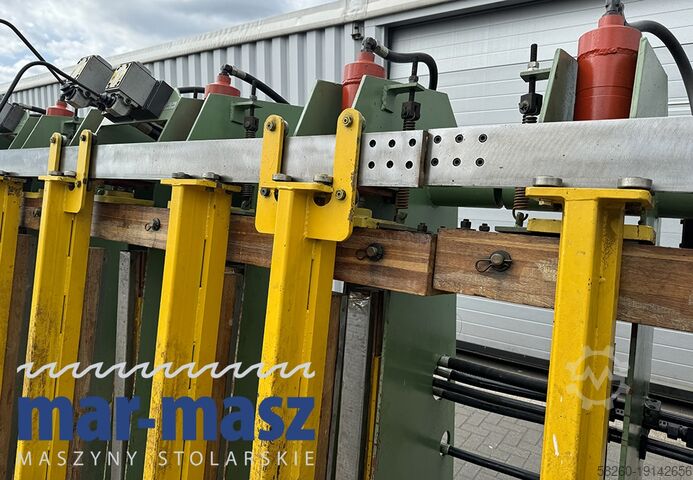 Hydraulic assembly press for gluing FAMAD HSKG długa 6m mocna konstrukcja