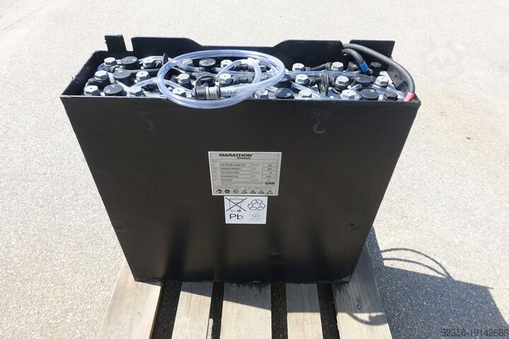 Batterie de chariot élévateur Marathon Staplerbatterie 24v 3PzB300 Sondertrog Gabelstapler Akku