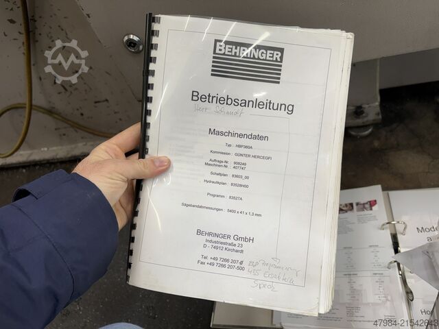 Bandsäge BEHRINGER HBP 360 A