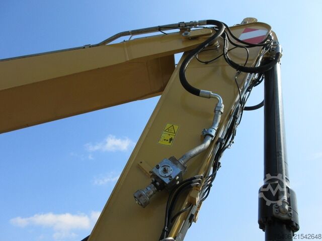 Mobile excavator caterpillar M314F ,Greifer, Schild,Grabenräuml.,Tiefenlöffel