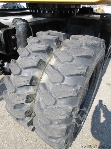 Mobile excavator caterpillar M314F ,Greifer, Schild,Grabenräuml.,Tiefenlöffel