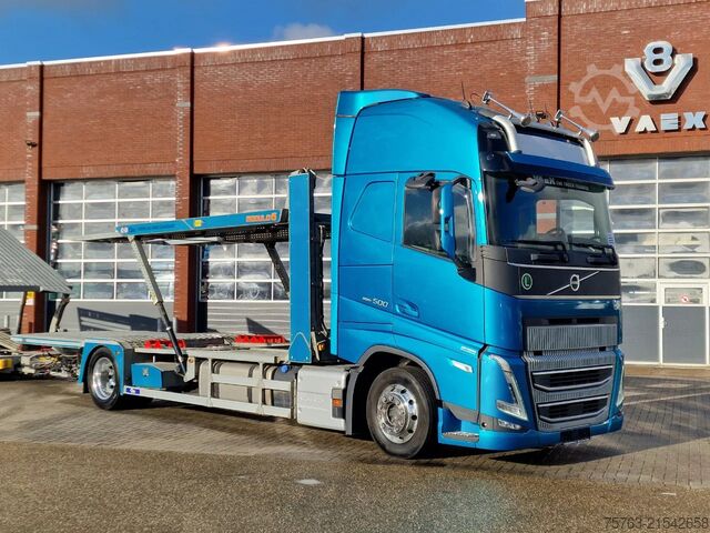 Bestelwagen autodrager Volvo FH 500 Globetrotter XL Cartransporter Blyss Mod...