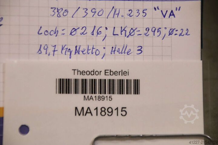 Aksialkompensator i rustfrit stål unbekannt DN 200