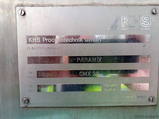 Blandingsanlæg KHS Paramix CMX 28