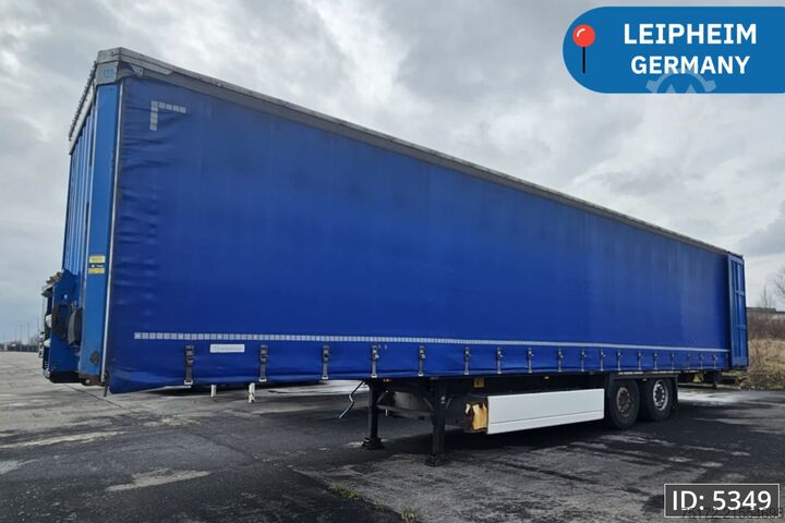 Posuvné plachty Krone SD / Disk brakes / Palletbox / Broken axle!