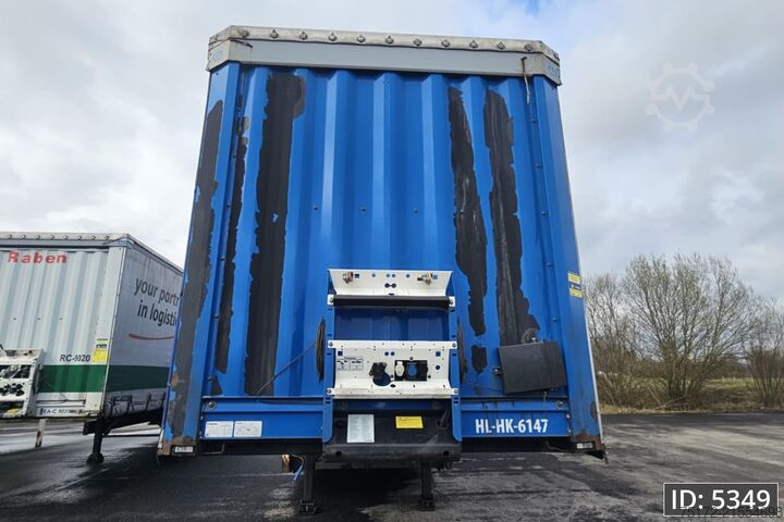 Posuvné plachty Krone SD / Disk brakes / Palletbox / Broken axle!