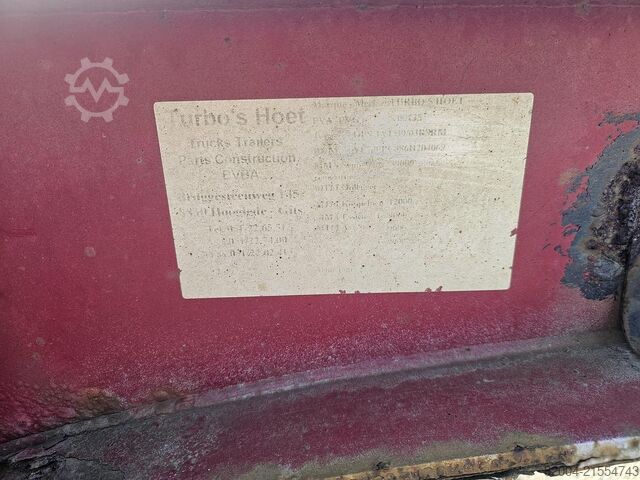 Přeprava kontejnerů TURBO,S HOET OPS/3AT/39/03BSRM | 40 FT 2 X 20 FOOT | STRAIGH...