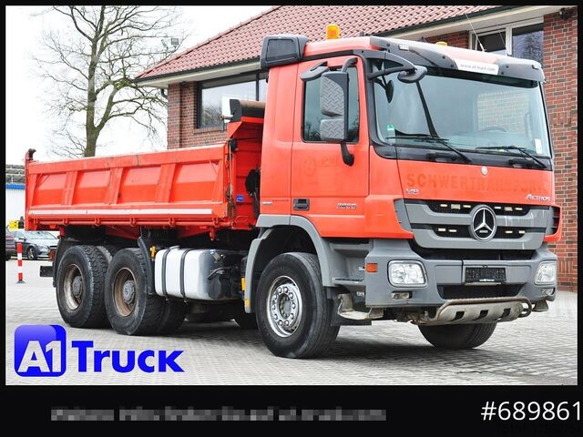 Kipper LKW MERCEDES-BENZ Actros 2655 ,V8, 6x4 Meiller Klima , EPS