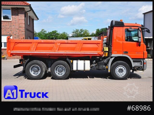 Dreiseitenkipper LKW MERCEDES-BENZ Actros 2655 ,V8, 6x4 Meiller Klima , EPS