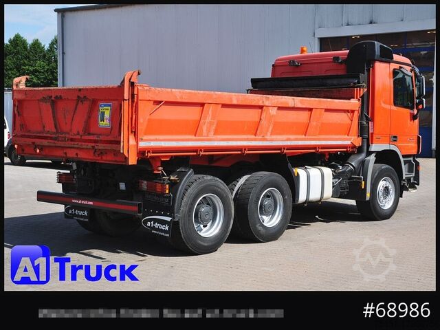 Dreiseitenkipper LKW MERCEDES-BENZ Actros 2655 ,V8, 6x4 Meiller Klima , EPS
