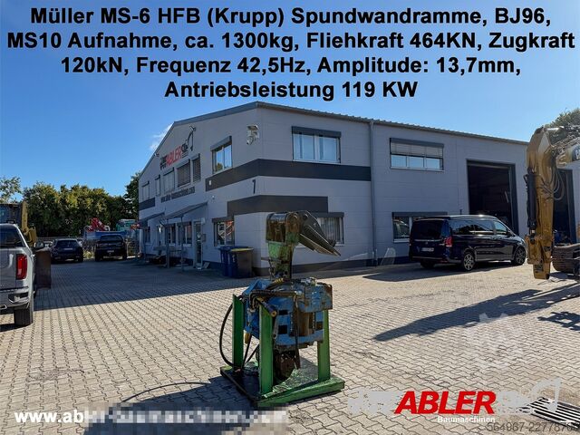 Battipalo MÜLLER MS-6 HFB Spundwandramme MS10