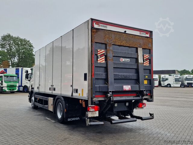 βαλίτσα Scania P250 4x2 - Box with sidedoors - Zepro loadlift ...