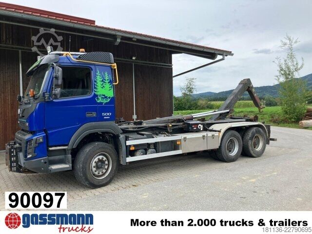 Camion scarrabile Volvo FMX 500 6x4, Multlilift Abrollanlage XR 21 S Widi