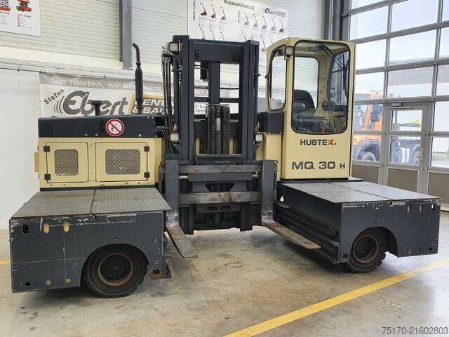 Side loader forklift Hubtex MQ 30 H Hybrid / 748h! / Diesel + Elektro